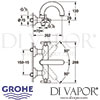 Grohe Atrio Bath Shower Mixer Dimensions